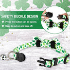 Whaline 4 Pack St. Patrick's Day Easter Cat Collar - Image 3