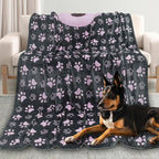 Upgraded Dog Blankets for Large Dogs, Cat Flannel Blankets Washable, - Image 4