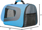 Pawer 18” x 11”x 11” Soft-Sided Foldable Airline Approved Pet Carrier - Image 10