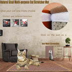 Cat Scratching Mat, 23.6 x 15.7inch Sisal Cat Scratchers - Image 6