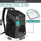 PetAmi Small Dogs and Cat Backpack Carrier, Airline Approved Pet Backpack - Image 2