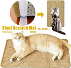 Cat Scratcher Mat, 23.6 x 15.7inch, Natural Sisal Cat Scratchers - Image 4