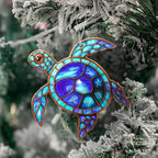 Sea Turtle Gifts for Women, Gifts for Turtle Lovers Ocean Inspired Ornament - Image 2