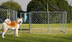 Outdoor Dog Enclosure Heavy Duty Dog Kennel House Mesh Dog Big Cage Pet Kennel - Image 7