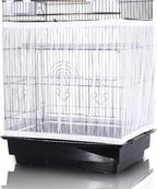 Tamu style Bird Cage Seed Catcher, Stretchy Form Fitting Mesh Skirt Cover by Tamustyle