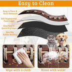 Football Texture Feeding Mat, Laces Stripes Absorbent Quick-Dry Cat Dog Food - Image 5
