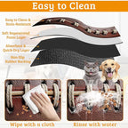 Football Texture Feeding Mat, Laces Stripes Absorbent Quick-Dry Cat Dog Food - Image 5