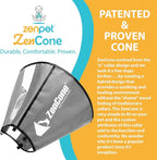 ZenPet Recovery Cone E-Collar for Dogs & Cats – Soft, Comfortable, Safe & - Image 9