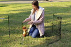 PEEKABOO Dog Pen Pet Playpen Dog Fence Indoor Foldable Metal Wire Exercise - Image 3