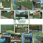 Artificial Fence Privacy Screen: 4FT x 20FT UV-Anti Faux Greenery Backdrop Ivy - Image 6