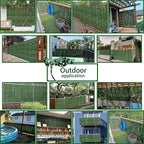 Artificial Ivy Privacy Fence Wall Screen, 60X120 in UV-Anti Faux Greenery - Image 5