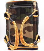 Buddy's Best Airline Approved Pet Carrier – Army Camo & Orange - Image 6