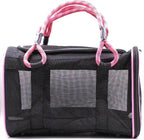 Buddy's Best Airline Approved Pet Carrier Black & Pink Heavy Duty, Fits Under - Image 6