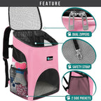 PetAmi Small Dogs and Cat Backpack Carrier, Airline Approved Pet Backpack - Image 3