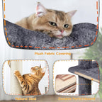 Yaheetech XL Cat Tree, 80in Multi-Level Tower - Image 8