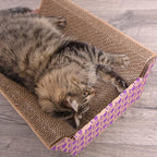 SmartyKat Super Scratcher Chaise Corrugated Cat Scratcher, Catnip Infusion - Image 3