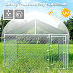 HITTITE Extra Large Outdoor Dog Kennel, Anti-Rust Dog Kennel Outside - Image 6