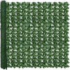 Artificial Ivy Privacy Fence Wall Screen, 60X120 in UV-Anti Faux Greenery by ODTORYHOME