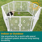 MYPET 6-Panel Paws Petyard, Durable & UV-Resistant Puppy Playpen, - Image 7