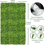 Artificial Plant Wall Roll: 72 X144 in UV-Anti Ivy Privacy Fence Screen Faux - Image 2
