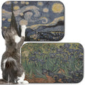 2 Pack Art Cat Scratcher, Wall-Mountable Cat Scratch Pad, Cat Wall Scratcher by LESISSMER