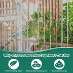 2 Pack Bird Cage Seed Catcher Guard, Bird Cage Cover, Heavy Duty Adjustable - Image 4