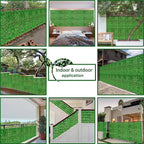 Artificial Ivy Privacy Fence Wall Screen: 48X120 in UV-Anti Faux Greenery - Image 6