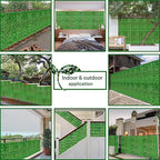Artificial Ivy Privacy Fence Wall Screen, 40X120 in UV-Anti Faux Greenery - Image 5