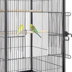 Yaheetech 40 Inch Wrought Iron Bird Cage Open-Top Parrot Cage - Image 7