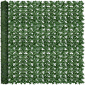 Artificial Ivy Privacy Fence Wall Screen: 72 x144 in UV-Anti Faux Greenery by ODTORYHOME