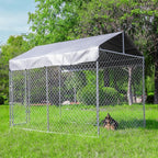 HITTITE Extra Large Outdoor Dog Kennel, Anti-Rust Dog Kennel Outside by HITTITE