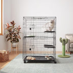 Amazon Basics Large 3-Tier Cat Cage Playpen - Image 6