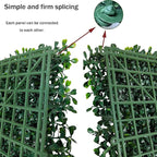 Artificial Ivy Privacy Fence Wall Screen: 72 X144 in UV-Anti Faux Boxwood Roll - Image 4
