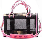 Buddy's Best Airline Approved Pet Carrier – Army Camo & Pink Heavy Duty by Buddysbest