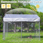HITTITE Extra Large Outdoor Dog Kennel, Anti-Rust Dog Kennel Outside - Image 4