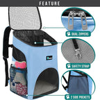 PetAmi Small Dogs and Cat Backpack Carrier, Airline Approved Pet Backpack - Image 3