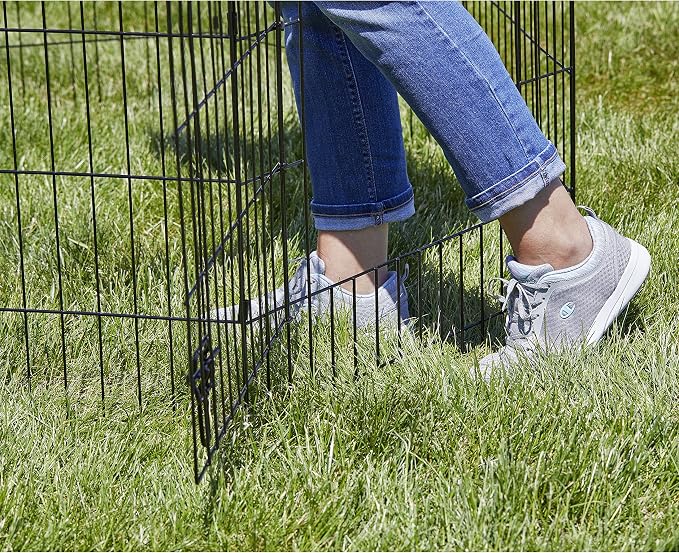 MidWest Homes for Pets Folding Metal Dog Exercise Pen, Indoor/Outdoor Playpen - Image 4