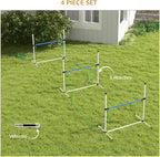 PawHut 4 Piece Dog Agility Training Equipment Set - Image 5