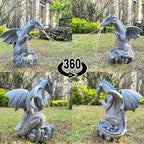 Dragon Solar Garden Statues Outdoor Decoration - Image 5