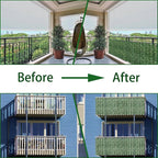 Artificial Fence Privacy Screen: 6FT x 20FT UV-Anti Faux Greenery Backdrop Ivy - Image 4