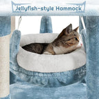 Yaheetech 61in Tall Ocean-Themed Cat Tree, Fish-Shaped Platform, Sisal - Image 8